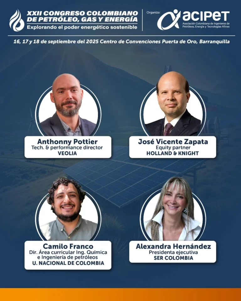 ¡Conoce algunos de los panelistas invitados al #CongresoAcipet2025! 🌍⚡Expertos líderes compart (3)